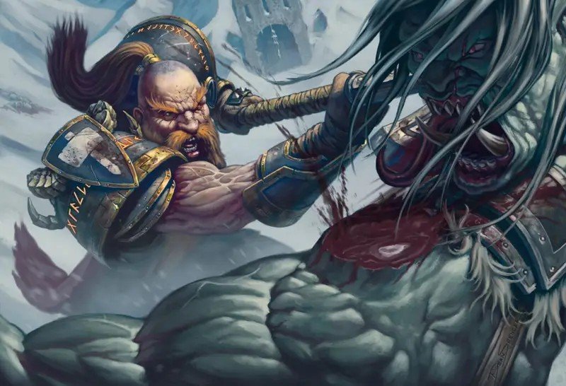The Middle Lands combat art